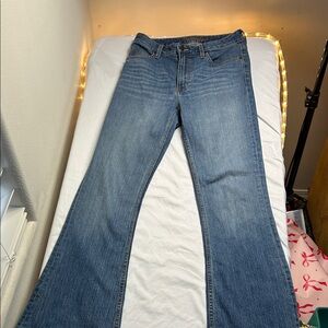 Kimes Ranch Women's Wide Leg Jeans in Classic Blue